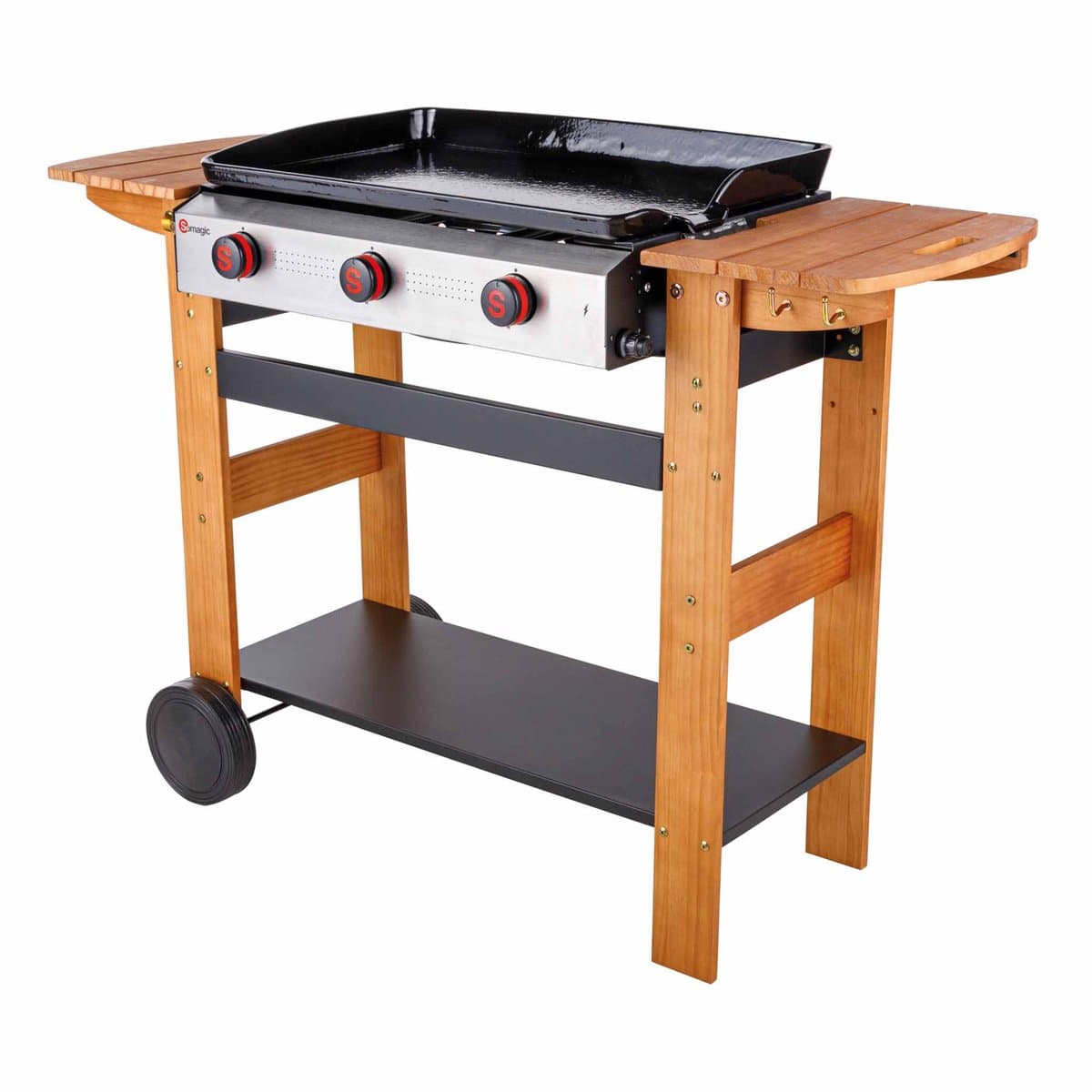 Bakplaat SAN SEBASTIAN 3 branders 8kW — afbeelding 1