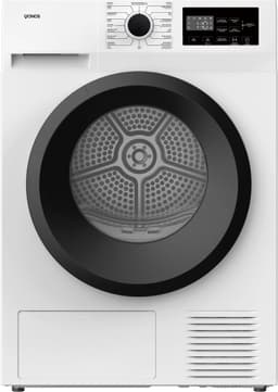 Qonos Warmtepompdroogkast DR1098435– 8kg – Energieklasse E – 16 Programma’s – Stil & Efficiënt – Roestvrijstalen Trommel – Zwarte Deur — thumbnail 1
