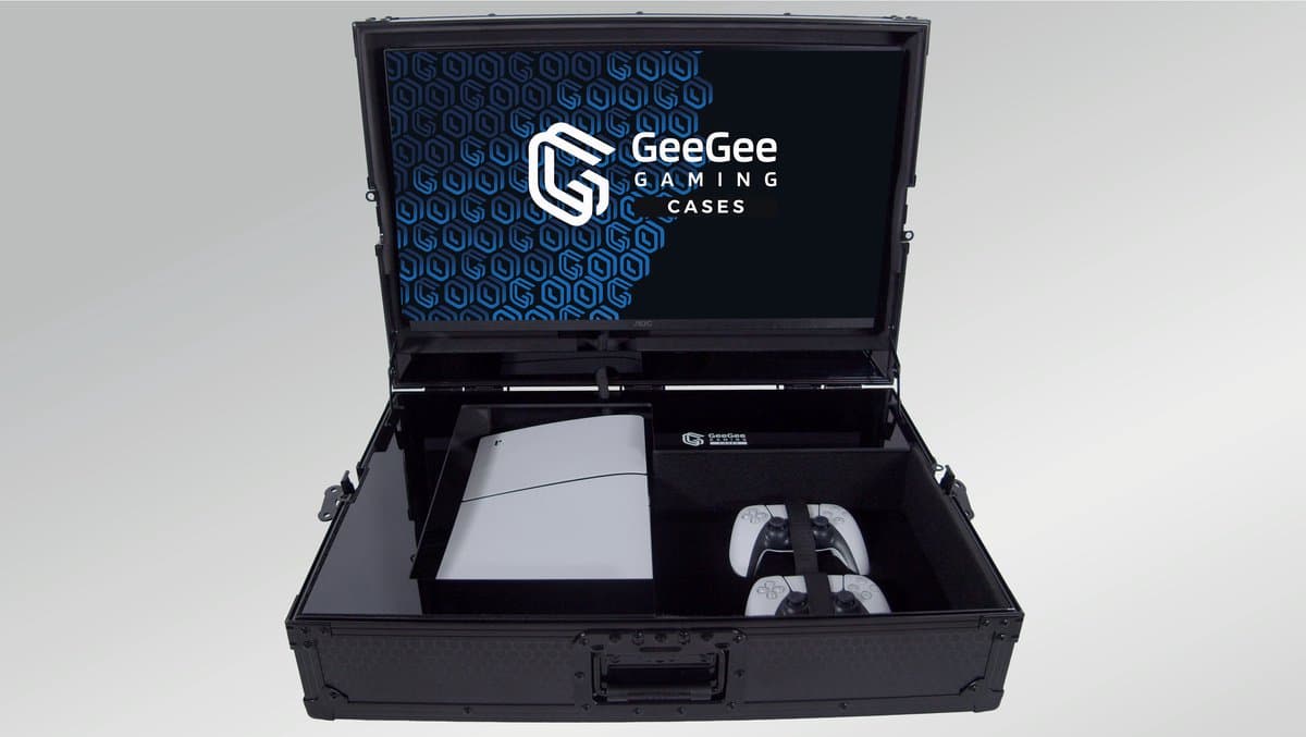 GeeGee TITAN 27” – Portable PS5 Gaming Case - Gamingkoffer - PlayStation 5 Travel Case — afbeelding 1