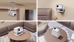 Wanbo Vali 1 900 ANSI lumen full hd beamer met Google TV wifi — thumbnail 5