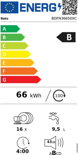 Beko BDFN36650XC - CornerIntense® - Vrijstaande Vaatwasser — thumbnail 2