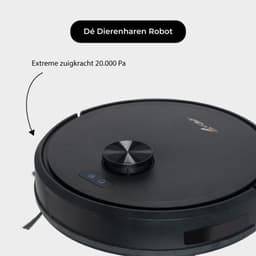 Zoef Robot robotstofzuiger Bep 5.0 - geschikt voor dierenharen - 15.000Pa zuigkracht - met oplaadstation - robotstofzuiger huisdieren - robot vacuum - uitgebreide mapping - verschillende zuigkrachten — thumbnail 2
