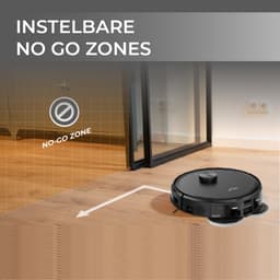 Zoef Robot robotstofzuiger Bep 5.0 - geschikt voor dierenharen - 15.000Pa zuigkracht - met oplaadstation - robotstofzuiger huisdieren - robot vacuum - uitgebreide mapping - verschillende zuigkrachten — thumbnail 4