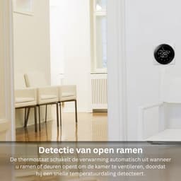 MKSS® Thermostaat voor cv - Draadloos met Wifi - Met App - Wit en Zwart — thumbnail 2