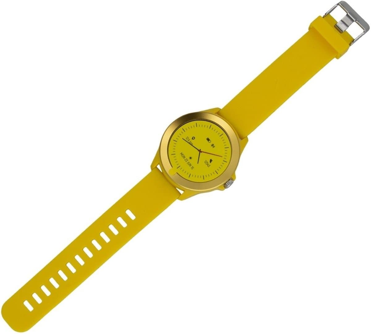 OneOne smartwatch dames en heren. HANDIG – WhatsApp en Facebook meldingen, find my phone, selfie maken / MUZIEK - harder, zachter, volgend liedje, vorig liedje / GEZONDHEID - hartslag, slaapscore, stappen, afstand, calorieën / SPORT – multi-sport set — afbeelding 1