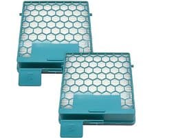 HEPA Filter - Vervangt Filter - Filter - geschikt voor Miele boost CX1 series - Vervangt 11639240 Hygiene AirClean SF HY 60 - 2 stuks - Blauw