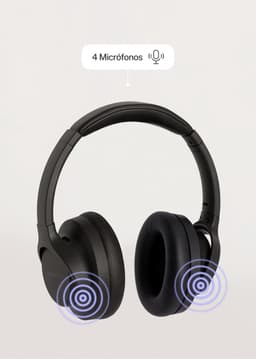 CREATE - Draadloze over-ear koptelefoon met ruisonderdrukking - Zwart - HEADPHONES ANC STUDIO — thumbnail 5