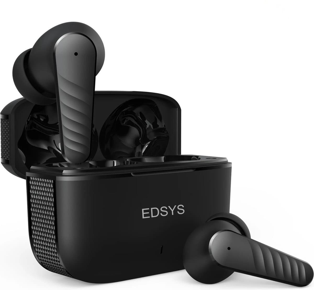 Draadloze Sport Oortjes - Oortjes Draadloos - Oordopjes Draadloos - Bluetooth In-Ear Oordopjes met Krachtige Bass - Wireless Earbuds - Waterdicht - USB-C - Zwart — afbeelding 1