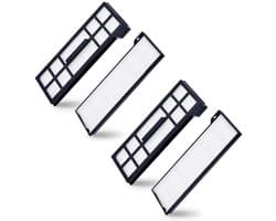 4 Stuks Filters Replacement Geschikt voor Eufy X10 Pro Omni - Stofzuiger onderdeel - Filters