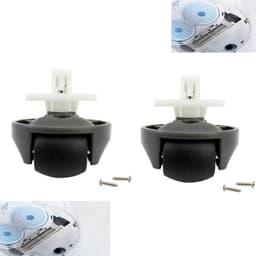 2 x stofzuigers Onderdelen - Universeel Wiel - Geschikt voor Roborock S7/S8-serie, T7S/G10/G20-serie （4.6 x 4.8CM） — thumbnail 1