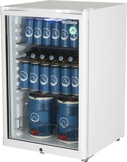 Gastro-Cool GD155 - Flessenkoelkast met glazen deur 115 Liter - Wit/Wit/Wit 248500 — thumbnail 4