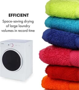 Jet Set wasdroger condensdroger 1020W EEK C 3kg 50cm wit — thumbnail 5