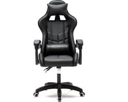 VDD Gaming - Game stoel - Gaming - Bureaustoel - Gamestoel Zwart - Met Nekkussen & Verstelbaar Rugkussen - Silicone Game Stoel - Draaistoel - Ergonomische Game Stoel - Gamestoelen - Hoogte Verstelbaar - Zwart