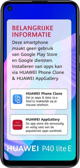 Huawei P40 Lite E - 64GB - Zwart — thumbnail 2
