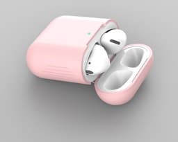 Apple AirPods 1/2 Hoesje in het Roze - Siliconen - Case - Cover - Soft case — thumbnail 3