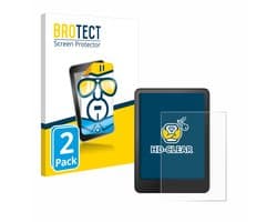 BROTECT - Screenprotector voor Amazon Kindle Paperwhite 2012 - Folie Beschermfolie transparant 2 Stuks