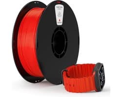 Flexibel TPU 1,75 mm 3D Printer Filament Spoel 1 KG - Shore 95A Hoge Taaiheid Rood