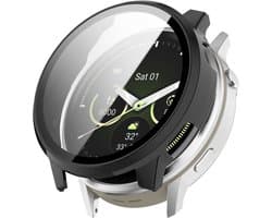 Stravo Screen protector case voor Garmin Venu 4 41mm - Full Cover Hard Case / Beschermend Hoesje - Zwart - Garmin Smartwatch screenprotectors