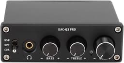 Hoogwaardige DAC Decoder met Hoofdtelefoonversterker en Toonregeling - USB, Optisch & Coaxiaal — thumbnail 1