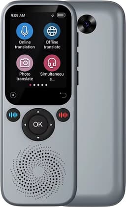 AI Taalvertaler Apparaat – Real-Time Spraakvertaler & Vertaalmachine, 138 Talen, Slimme Translator met Opnamefunctie, WiFi, Draagbare Vertaalcomputer voor Reizen & Zakelijk Gebruik — thumbnail 1