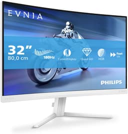 Philips Evnia 32M2C5501 - Full HD Curved Gaming Monitor - AI Ambiglow - 180hz - 32 inch — thumbnail 2