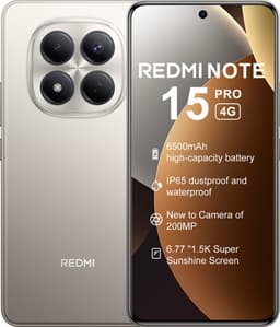 Smartphone-REDMI Note 15 Pro-8GB+256GB-De Kleur Van Titanium — thumbnail 1