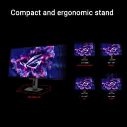 ASUS ROG Strix OLED XG27AQDMGR - QHD OLED Gaming Monitor - 240 Hz - 0.03ms - G-Sync Compatible - 27 Inch — thumbnail 7