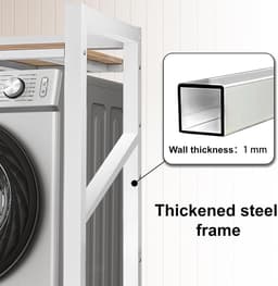 Stapelblokken Wasmachine en Droger - In Hoogte Verstelbaar en Stapelbaar - Heavy Duty Onderstel — thumbnail 5
