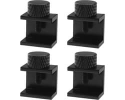 4-delige vervangingsset Geschikt voor verwarmde bedklemmen, geschikt Geschikt voor glazen platformondersteuning van 3D-printers, verstelbare glazen bedklem, 3D-printer bevestigingsaccessoires.