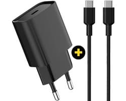 ThunderGold Snellader USB C Adapter + USB C Kabel 2 Meter - USB C Oplader - Adapter USB C - Oplader USB C - USB C Lader - USBC lader - Universeel