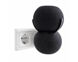 Apple HomePod Mini Muurbeugel Stopcontact – Wandhouder Stopcontact Speaker Mount met Kabelmanagement – Slimme HomePod Mini Houder voor Stopcontact – Ruimtebesparende Wandmontage Accessoire Smart Home Speaker