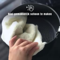 RONN® Mini Airfryer - Airfryer - Heteluchtfriteuse - Compact - Zwart - 28cm x 29cm x 37cm ; 3 kg — thumbnail 6