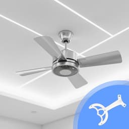 Verwisselbare Bladenarmen voor Plafondventilators - Voor 132 cm Ventilators - Wit — thumbnail 3