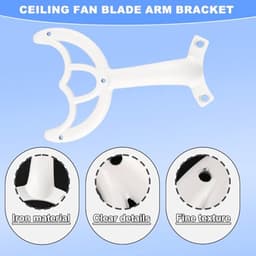 Verwisselbare Bladenarmen voor Plafondventilators - Voor 132 cm Ventilators - Wit — thumbnail 4
