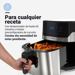 Luchtfriteuse 6,5 l - Olievrij Wonen voor 5 Personen met Touch-bediening — thumbnail 2