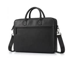 Lopoleis® Leren Luxe Aktetas 15.6 inch – Laptoptas – Schoudertas – Laptophoes – Laptop sleeve – PU leer – Zwart