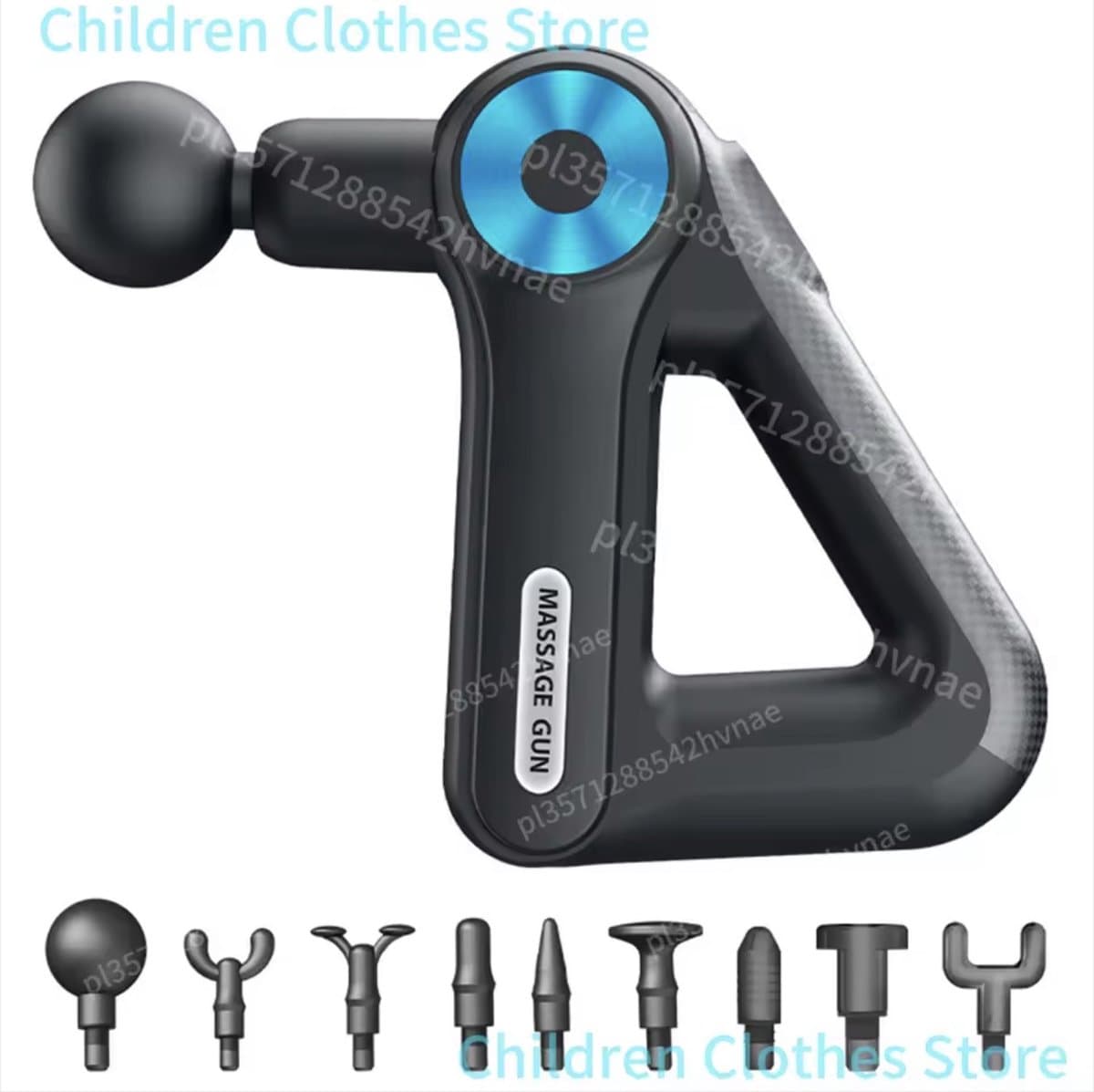 MIAAD massage gun - Massage pistool - Met 9 massagekoppen 9 niveaus van instelbare sterkte Laag geluidsniveau — afbeelding 1