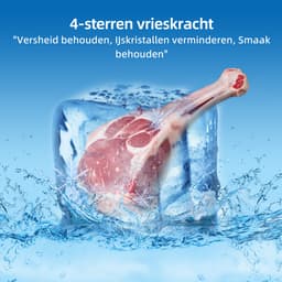 CHiQ CBM260LC - Koel-vriescombinatie - 262 Liter - 38 dB - Donker RVS - Low Frost - 12 jaar garantie op compressor — thumbnail 12