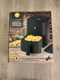 Kochwerk airfryer - heteluchtfriteuse digitaal 3l - 1400W - zwart — thumbnail 3