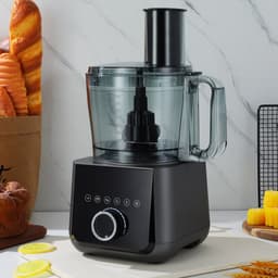 Keukenmachine met 2,5 liter Kom – Professionele Voedselverwerker voor Snijden, Hakken, Pureren & Deeg – Voor Thuis & Horeca – EU-stekker — thumbnail 3