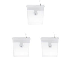 3 Stuks 3D Printer Filament Droogbox Opslagdoos 4L met Houder voor 1kg Filament