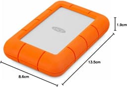 Externe Harde Schijf - Draagbare Opslag - Bestanden Opslaan - Schokbestendig Ontwerp - 25 Inch - Oranje — thumbnail 3