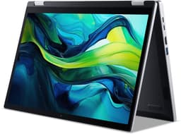 Acer Aspire Go Spin 14 AGSP14-31PT-37XH Intel Core 3 N355 Hybride (2-in-1) 35,6 cm (14") Touchscreen WUXGA 8 GB LPDDR5-SDRAM 128 GB eUFS Wi-Fi 6 (802.11ax) Windows 11 Home US International Zilver — thumbnail 3