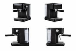 Jurrys Espressomachine - Koffiemachine - Pistonmachine - Cappuccinoapparaat - Melkopschuimer - 1.5L Inhoud - 20 bar - Zwart — thumbnail 5