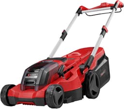 Einhell Professional Accu Grasmaaier RASARRO 36/38 Li Kit - Power X-Change - 36 V/Li-ion - Maaibreedte 38 cm - Aanbevolen gazonoppervlakte: tot 450 m² - 45 L opvangbak - Maaihoogte: 25-75 mm - Mulching functie - Incl. 2x 4.0Ah + 1x DUO-lader — thumbnail 1