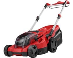 Einhell Professional Accu Grasmaaier RASARRO 36/38 Li Kit - Power X-Change - 36 V/Li-ion - Maaibreedte 38 cm - Aanbevolen gazonoppervlakte: tot 450 m² - 45 L opvangbak - Maaihoogte: 25-75 mm - Mulching functie - Incl. 2x 4.0Ah + 1x DUO-lader