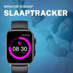 Cinturio Commander Smartwatch - Twee bandjes Aero Blue & Solid Black - Omoled Scherm - Voor heren en voor dames — thumbnail 3