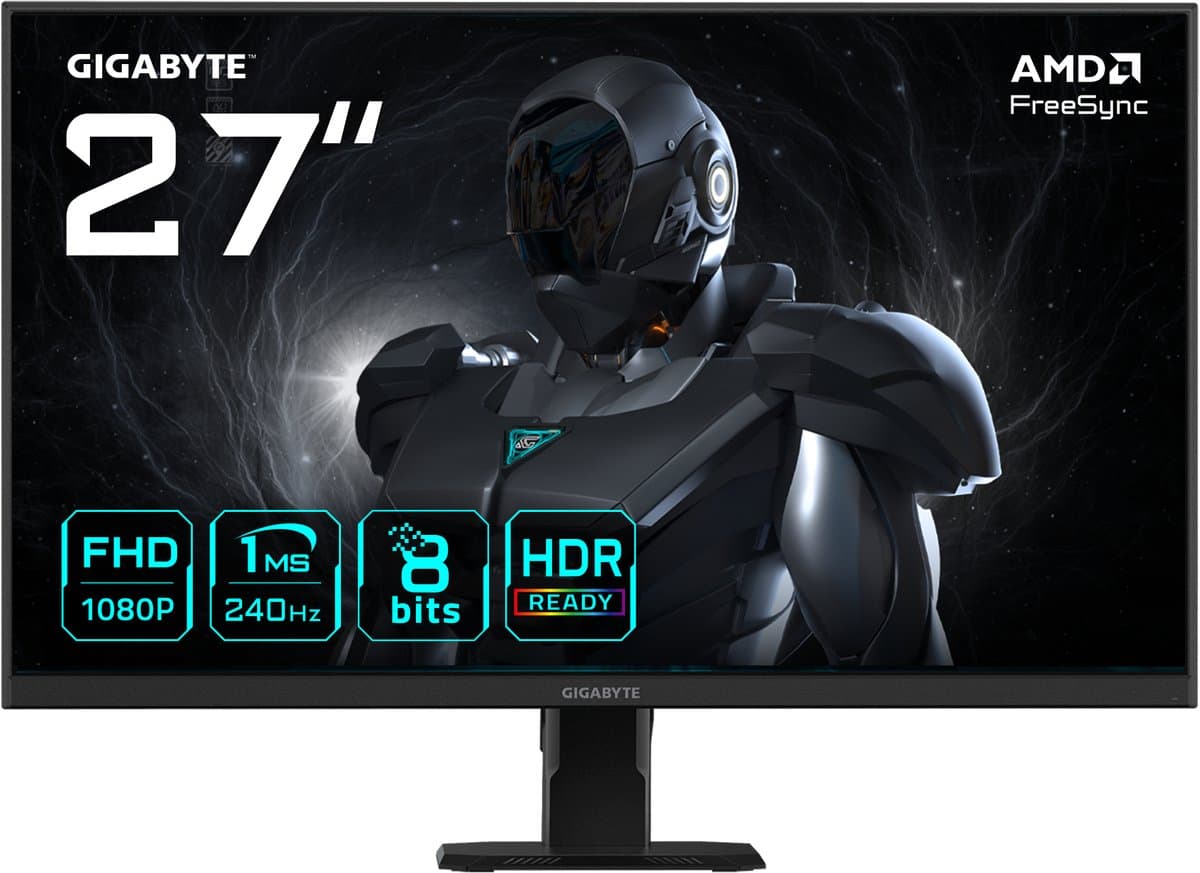 GIGABYTE GS27F2 computer monitor 68,6 cm (27") 1920 x 1080 Pixels Full HD LCD Zwart — afbeelding 1