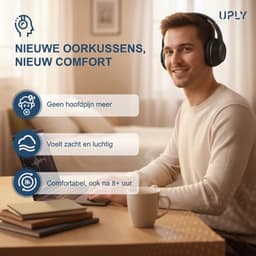 Set Oorkussens voor Sennheiser Koptelefoon – Urbanite XL Oorkussen – Urbanite XL - Kunstleer Met Traagschuim — thumbnail 3