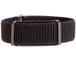 NOLATR Smart Armband zonder Abonnement – Activity Tracker met Nederlandse Software – Hartslag, Slaap & Stappen – 45-60 Dagen Batterij – Motion Zwart